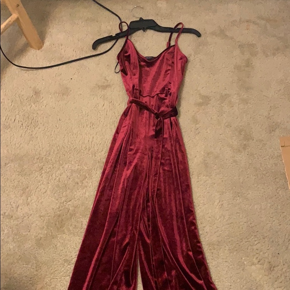 Velvet jumpsuit